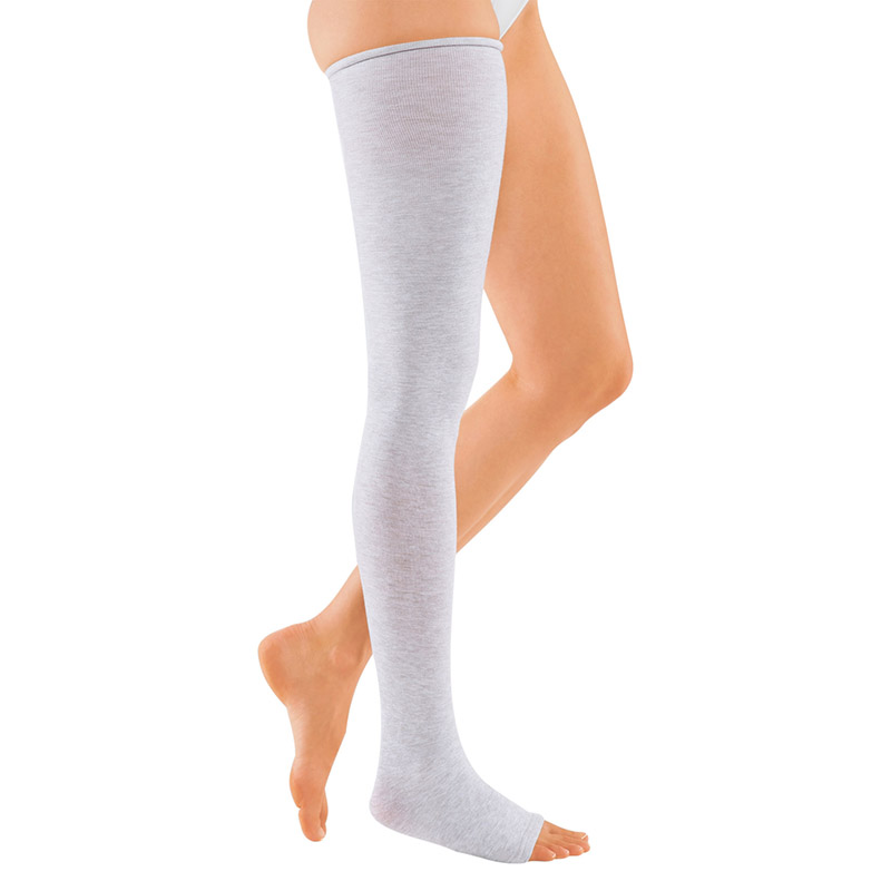 CircAid Silver UnderSleeve Thigh High Leg Liner - Extra Wide