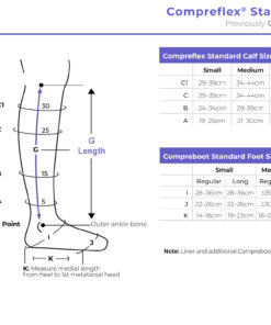 Alternative view of Sigvaris Compreflex Standard Calf & Foot Wrap