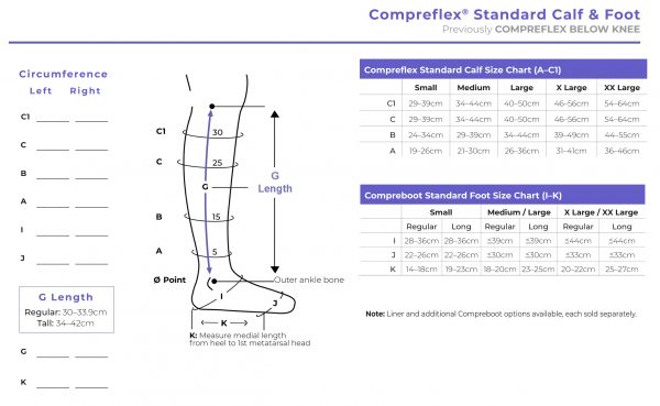 Sigvaris Compreflex Standard Calf & Foot Wrap - Image 2
