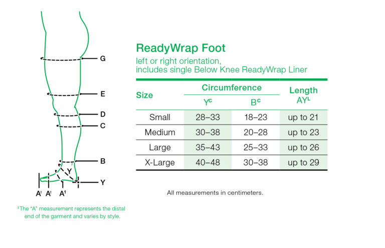 L&R Solaris ReadyWrap Left Foot Compression Garment - Beige Large Size For Medical Therapy