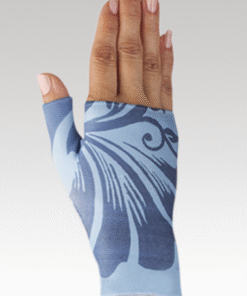 Juzo Soft Gauntlet Print Series - Butterfly Flower Blue