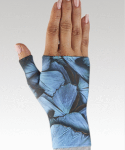 Juzo Soft Gauntlet Print Series - Butterfly Morpho Blue