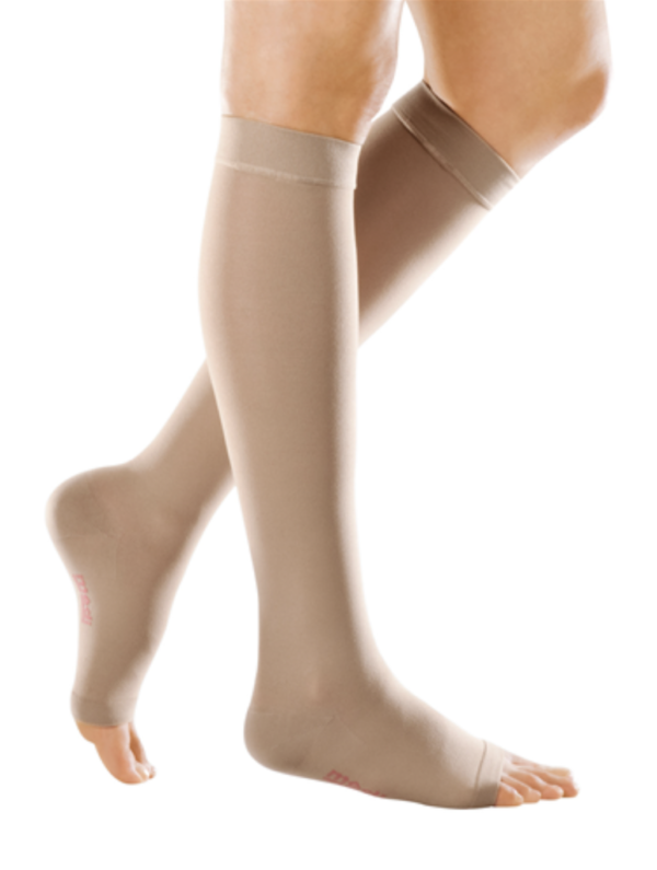 Medi Forte Knee High - Open Toe - Knit Top Band - Image 2