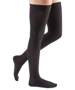 Medi Comfort Thigh High - 20-30 mmHg w/ Beaded Silicone Top Band - Open and Closed Toe