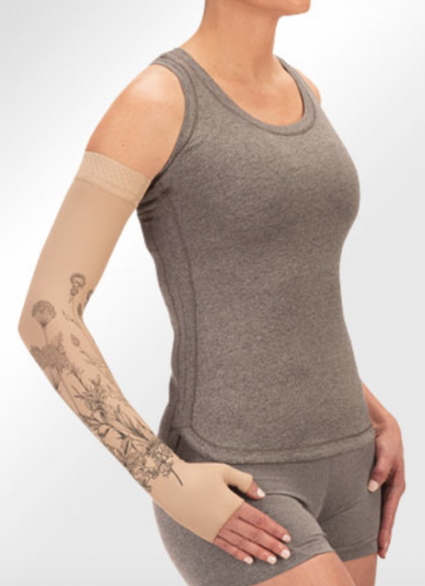 Juzo Soft Arm Sleeve Print Series - Wildflower Henna - Image 3