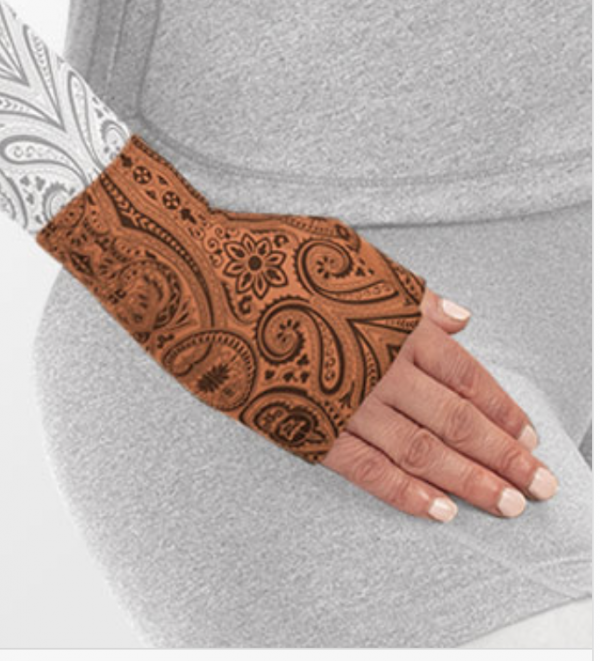 Juzo Soft Gauntlet Print Series - Paisley Henna - Image 3