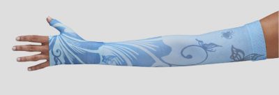 Juzo Soft Arm Sleeve – Butterfly Flower Blue
