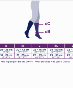 Alternative view of Jobst For Men Thigh High Ribbed Compression Socks 15-20 mmHg