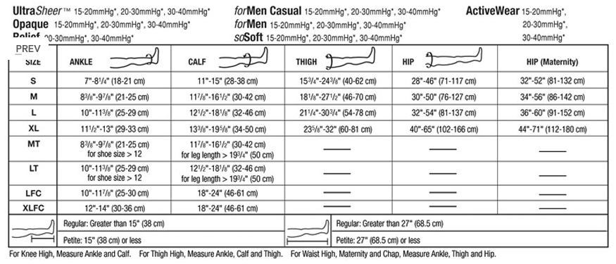 Jobst for Men Casual Knee High Socks - 20-30 mmHg - Body Works Compression