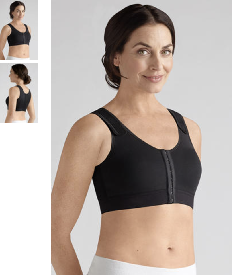 Post-Breast Op Compression Bra with High Cotton Content with or without  Belt