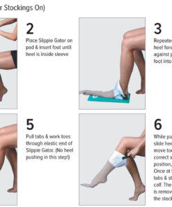 Alternative view of Juzo Slippie Gator Set