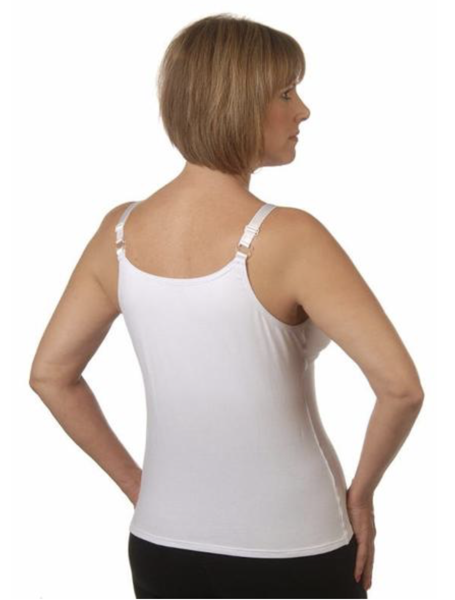 Women Arm Compression Post Surgery Top Tank Tops With Padded Shelf