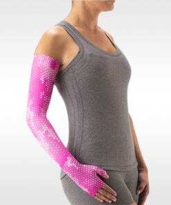 Juzo Soft Arm Sleeve Print Series - Pixel Pink
