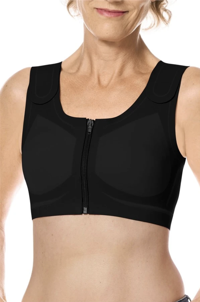 Lymph Flow Wire-Free Front Closure Bra - Amoena - Image 2