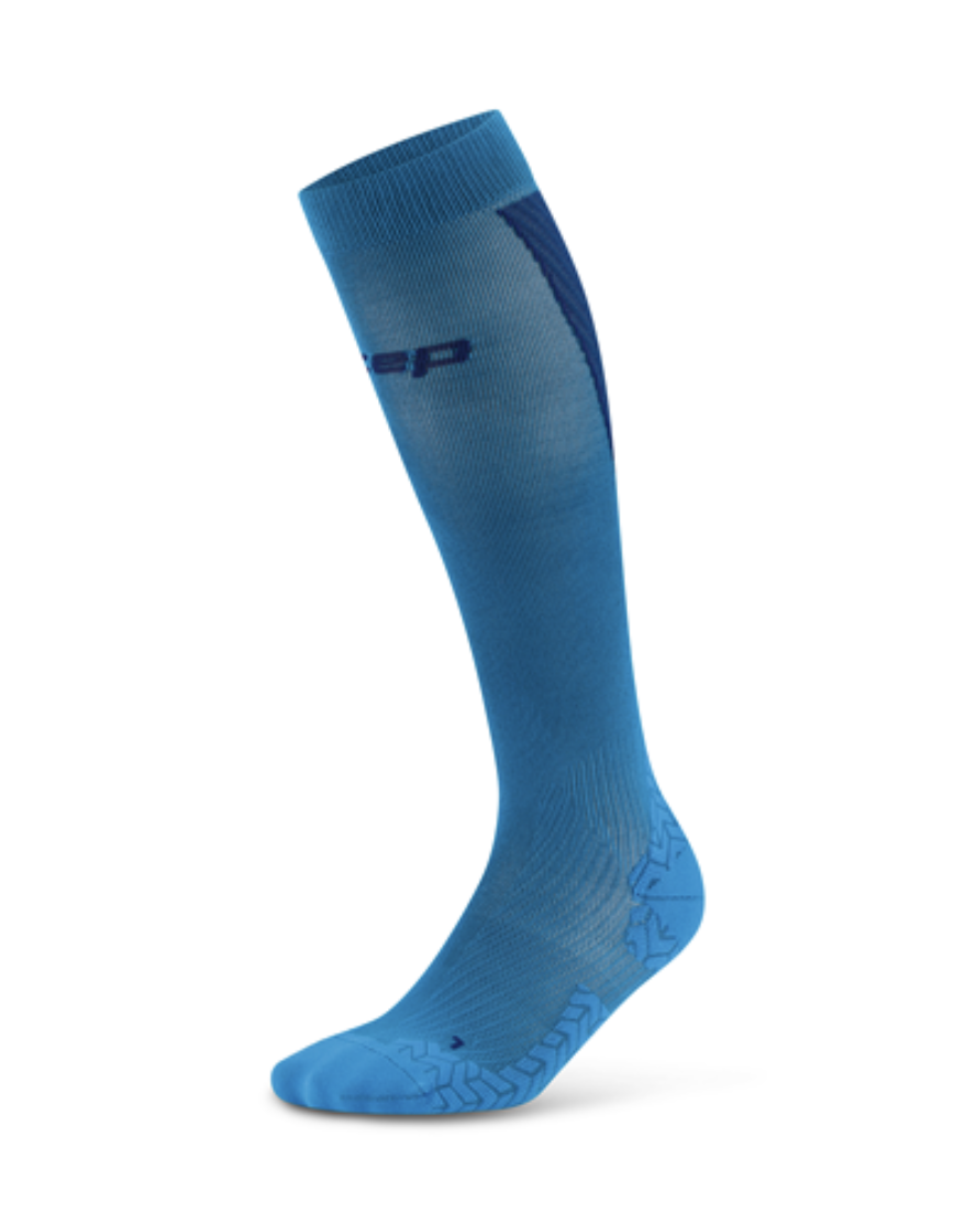CEP Core Run Ultralight Tall Compression Socks Blue:Dark Blue