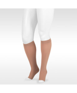 Juzo Dynamic Knee High 20-30 mmHg w/ 5 cm Silicone Band -Open Toe