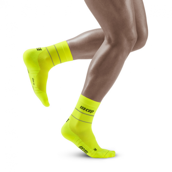 CEP Reflective Mid Cut Compression Socks for Men