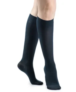 Soft Opaque Knee Midnight Blue