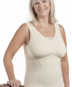 Alternative view of Dawn Post Surgical Camisole with Lace - WearEase