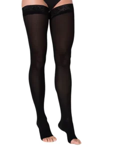 Sigvaris Soft Opaque Women's Thigh High 15-20 mmHg - Open Toe