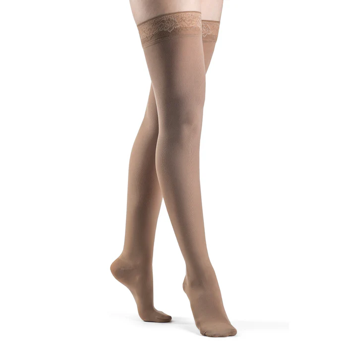 Sigvaris Soft Opaque Women's Thigh High 20-30 mmHg - Image 5