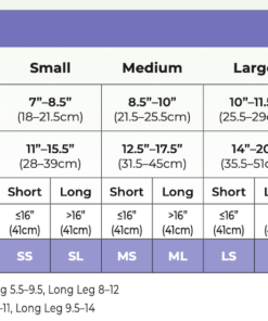 Bamboo Size Chart